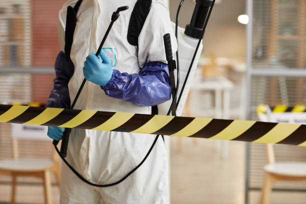 Professional Blood Cleanup technician working in Oak Ridge, NC